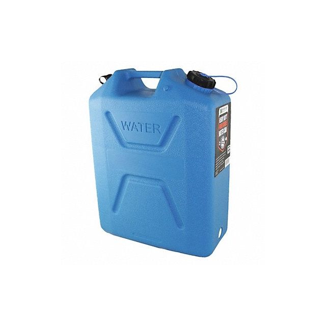 Water Container 5 gal Blue 18-1/4 H 3216 Emergency Preparedness