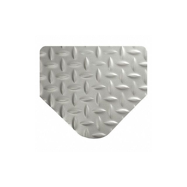 Diamond-Plate Spongecote Mat Gry 3x25ft MPN:415.916X3X25GY