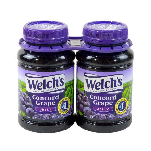 Welchs Concord Grape Jelly, 30 Oz Jar, Pack Of 2 (Min Order Qty 4) MPN:12249