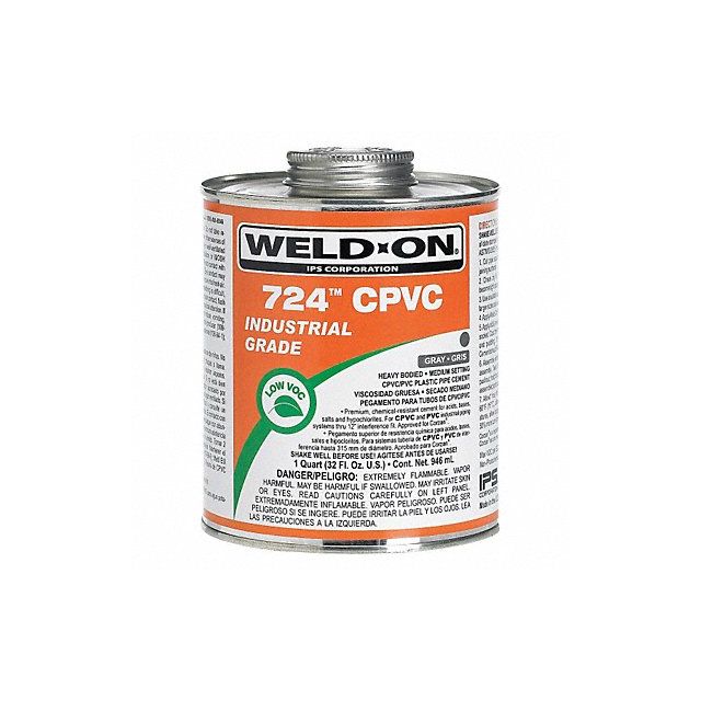 Pipe Cement 32 fl oz Gray 14183 Building Consumables