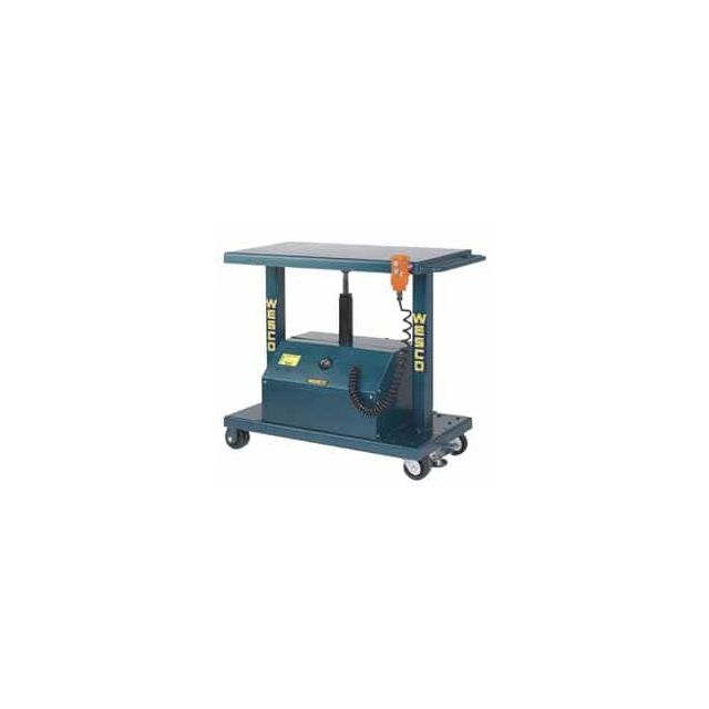 2,000 Lb Capacity Powered Post Lift Table 261102 Material Handling