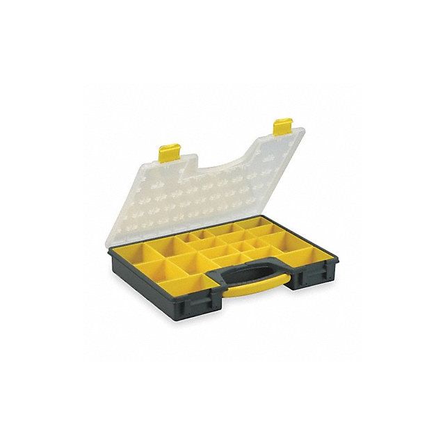 Compartment Box Black/Yellow 2 7/16 in MPN:2HFT1