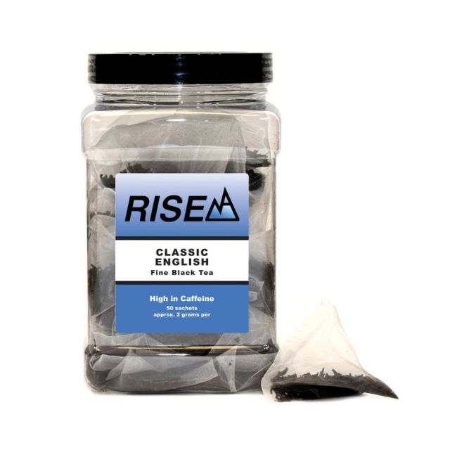 RISE NA English Blend, 8 Oz, Canister Of 50 Sachets (Min Order Qty 2) MPN:70250