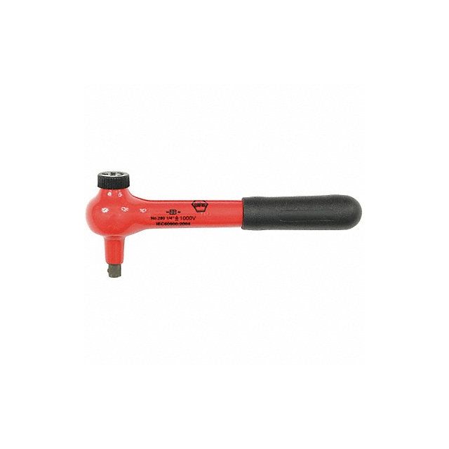 Hand Ratchet 140 mm Insulated 1/4 in MPN:12851