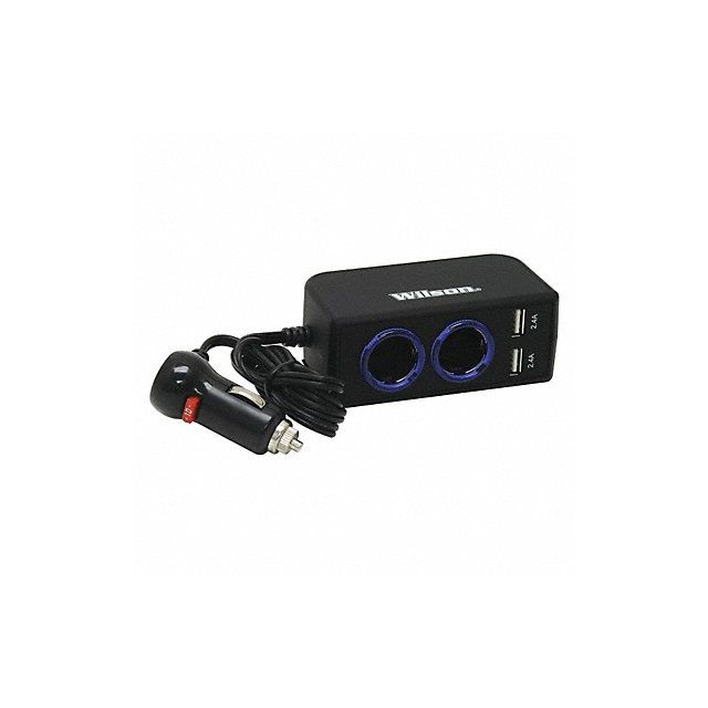 USB Adapter 2 Outlet 13inWx8inDx6inH MPN:3052224USBBL
