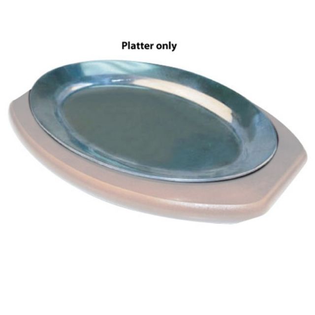 Winco 12in Sizzling Platter, Silver (Min Order Qty 3) MPN:APL-12