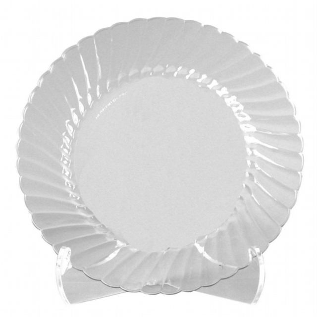 Classicware Clear Plastic Plates, 9in, Pack Of 180 CW9180 Disposable Tableware