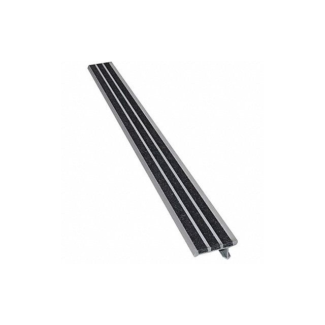Stair Nosing Black 36in W Extruded Alum MPN:121BFBLA3