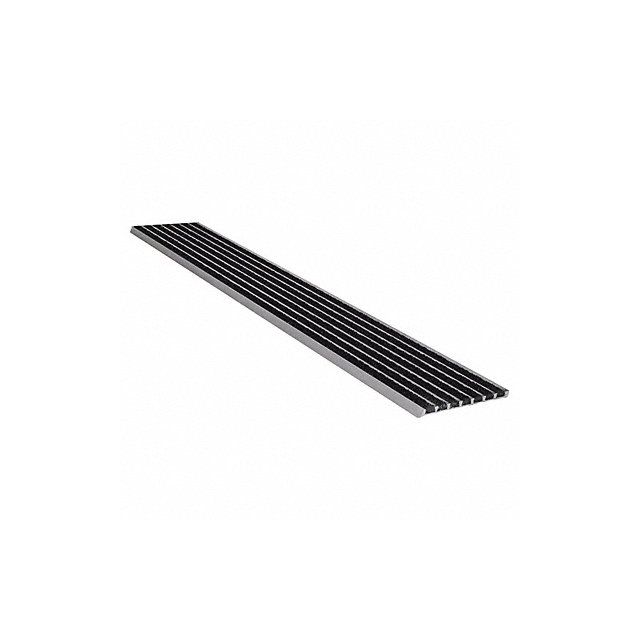 Stair Nosing Black 60in W Extruded Alum MPN:141BLA5