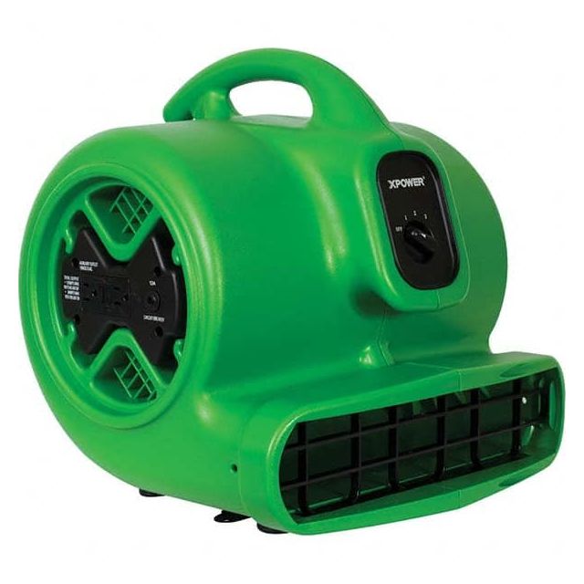 Carpet & Floor Dryers, Type: Air Mover , Air Flow (CFM): 2400.00 , Amperage Rating: 3.8 X-600A-GREEN