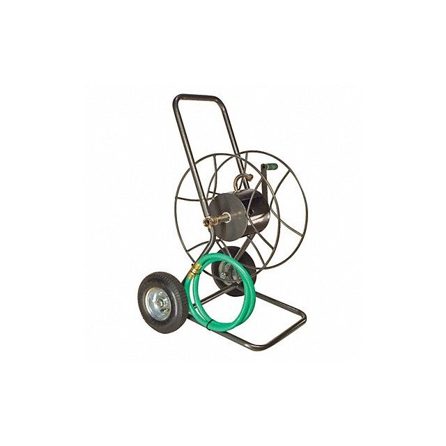 Garden Hose Reel Cart 18 in Steel MPN:HT-2EZ