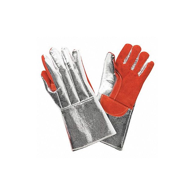 Aluminized Gloves 500degF 14 PR 2100002 Safety Gloves