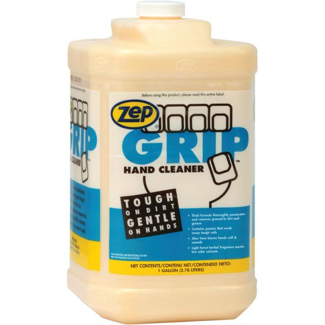 Zep Professional Grip Heavy-Duty Liquid Hand Cleaner, 1 Gallon, Pack Of 4 Jugs MPN:308524