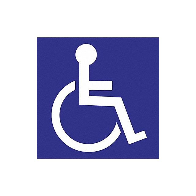 Handicap Labels 6 in x 6 in PK2 MPN:2712