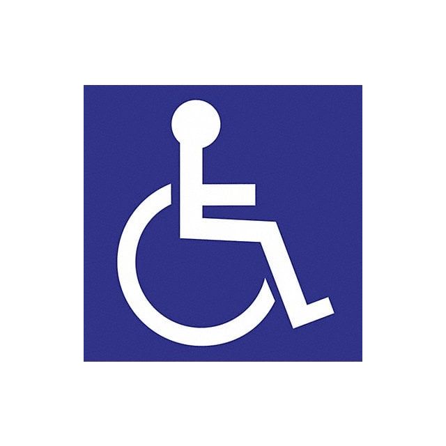 Handicap Window Decals 6 in x 6 in PK2 MPN:2713
