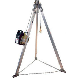 3M™ DBI-SALA® 8301081 Advanced Aluminum Tripod with Salalift II Winch 60'L 350 Cap Lbs 7100327863
