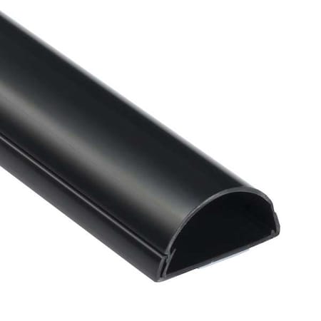 Cover Plate Raceway, Maxi Series, 1 Channel, 2 in W, 1 in H, 5 ft L, Black MPN:US/5FT5025B/GR