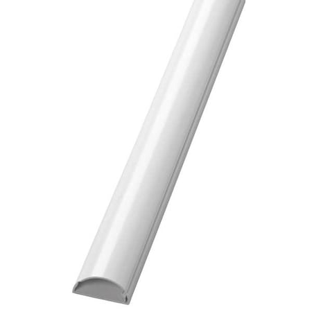 Cover Plate Raceway, Mini Series, 1 Channel, 1-3/16 in W, 9/16 in H, 118 in L, White MPN:US/R3D3015W/GR
