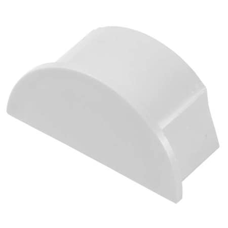 End Cap, 1 in L, PVC, White MPN:EC5025W