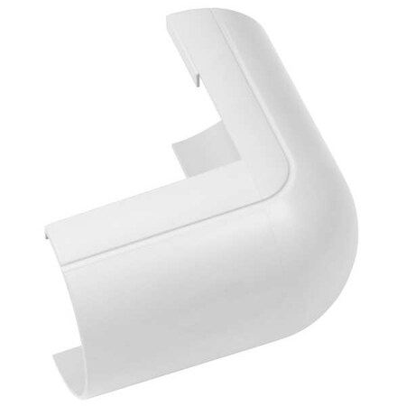 90 Degree External Elbow, 3 1/4 in L, PVC, White MPN:FLEB5025W