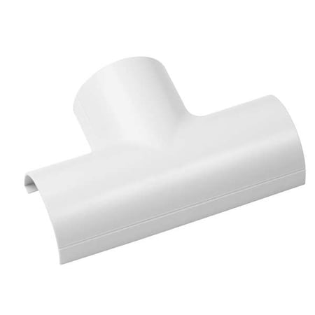 Tee, 5 in L, PVC, White MPN:FLET5025W