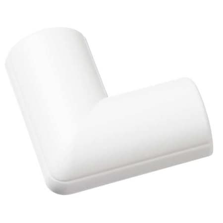 90 Degree Flat Elbow, 1 1/4 in L, PVC, White MPN:FLFB2010W