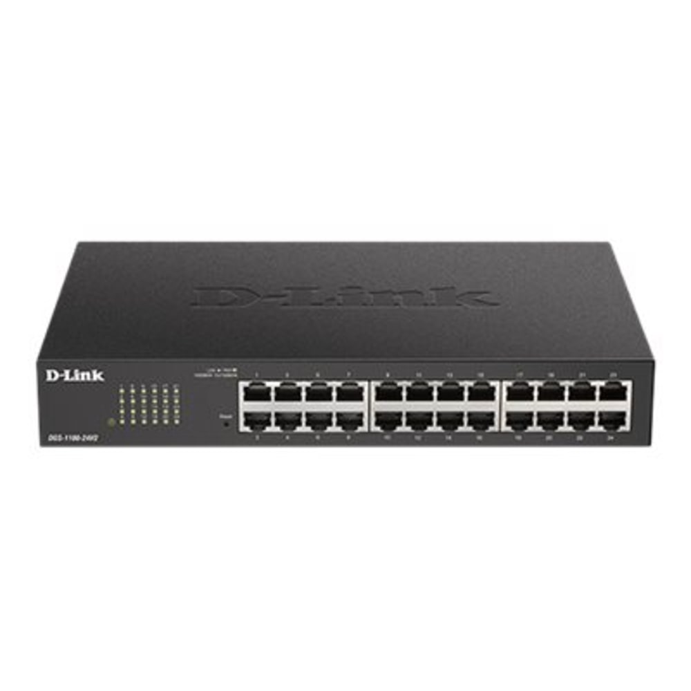 D-Link DGS-1100-24V2 Ethernet Switch - 24 Ports - Manageable - 2 Layer Supported - Twisted Pair - 1U - Rack-mountable, Desktop MPN:DGS-1100-24V2