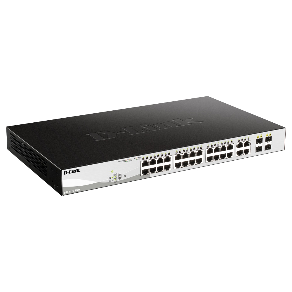 D-Link Layer 2 Smart 28-Port Managed Gigabit PoE Switch MPN:DGS-1210-28MP