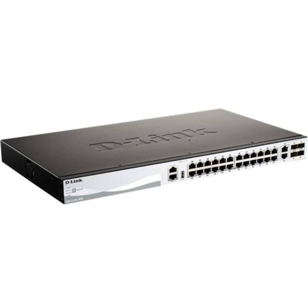D-Link DGS-3130-30PS Ethernet Switch - 26 Ports - Manageable - Gigabit Ethernet - 1000Base-T - 3 Layer Supported - DGS313030PS MPN:DGS-3130-30PS
