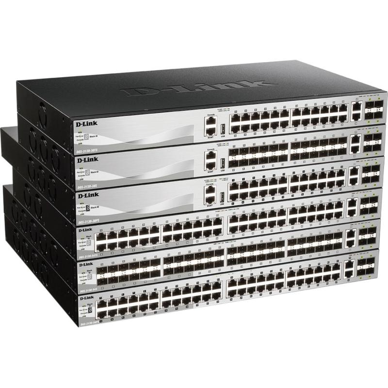 D-Link DGS-3130-54TS Ethernet Switch - 50 Ports - Manageable - Gigabit Ethernet - 1000Base-T - 3 Layer Supported - DGS313054TS MPN:DGS-3130-54TS