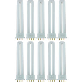 Sunlite® PL U-Bend Fluorescent Bulb 2GX7 Base 13W 720 Lumens 4100K Cool White Pack of 10 40497-SU