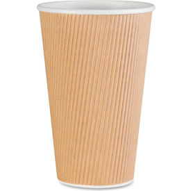 Genuine Joe Disposable Hot Cups 16 oz. 500 / Ct. Brown - GJO11257CT GJO11257CT