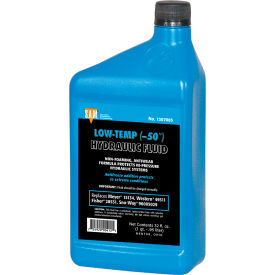 Buyers Products Low-Temperature Blue Hydraulic Fluid (1 Quart Bottle) 1307005 - Pkg Qty 12