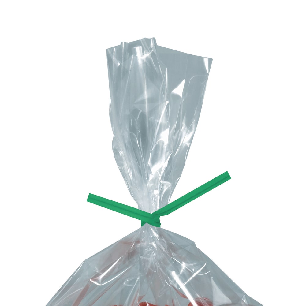 Partners Brand Paper Twist Ties, 5/32in x 4in, Green, Case Of 2, 000 MPN:PBT4G
