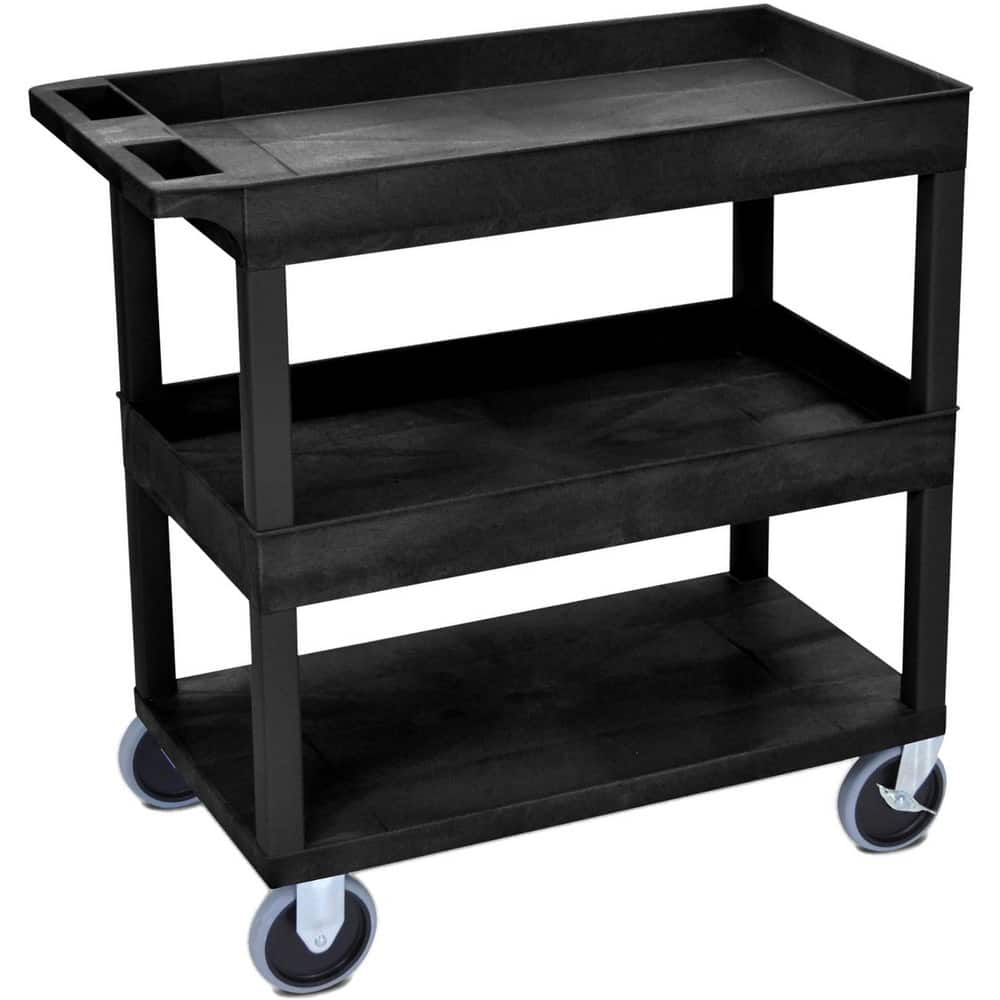Carts, Cart Type: Tub Cart , Assembly: Assembly Required , Caster Size: 5 in , Load Capacity (Lb. - 3 Decimals): 500.000 , Color: Black  MPN:EC112HD-B