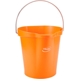 Vikan 56867 3 Gallon Bucket Orange 56867
