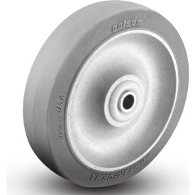 Colson® 2 Series Wheel 2.00004.441 - 4 x 1-1/4 Performa Rubber 3/8 Delrin Bushing - Gray 2.00004.441