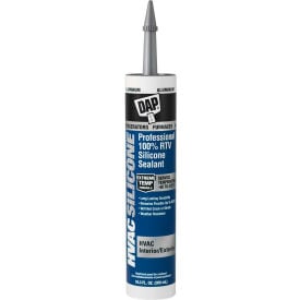DAP® HVAC Professional 100 RTV Silicone Sealant - 10.1 oz. Aluminum - 7079808012 7079808012 - Pkg Qty 12