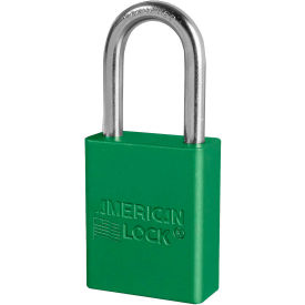 American Lock® S1106GRN Aluminum Safety Padlock 1-1/2