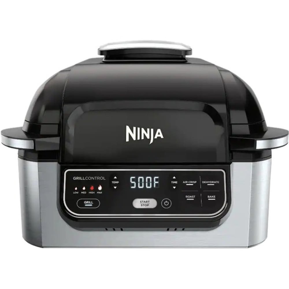 Ninja Foodi 5-in-1 Indoor Grill - 1760 W - Electric - Indoor - Black, Silver MPN:AG302