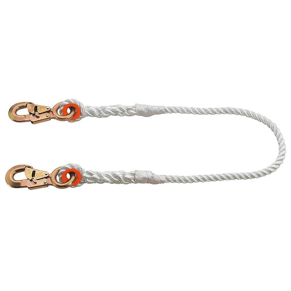 Lanyards & Lifelines, Load Capacity: 135 , Construction Type: Webbing , Harness Type: Positioning , Lanyard End Connection: Snap Hook  MPN:87418