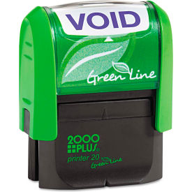2000 PLUS® 2000 PLUS Green Line Message Stamp Void 1 1/2 x 9/16 Blue 098373