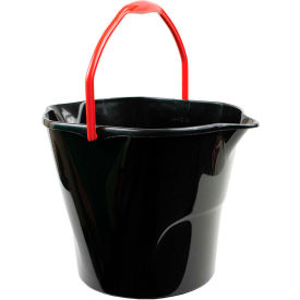 Libman Commercial 12 Quart Utility Bucket - Black 517 517*****##* - Pkg Qty 6
