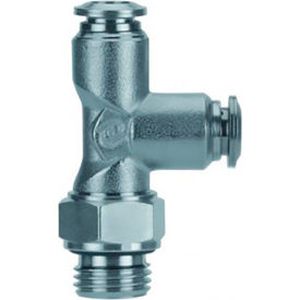 Aignep USA Swivel Run Tee Metal Release Collet 10mm Tube x 1/2