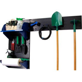 Wall Control Pegboard Garden Tool Board Organizer Black/Blue 48