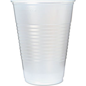 Fabri-Kal®RK Ribbed Cold Drink Cups 16 oz Translucent Pack of 1000 9508032