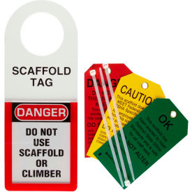 Brady® 48112 Scaffold Status Holder and Tags Plastic/Polyester 3