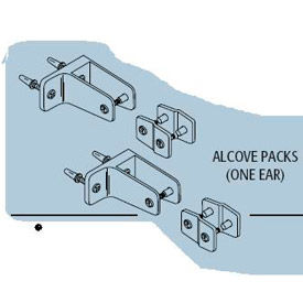 Alcove Hardware Kit One Ear 15522