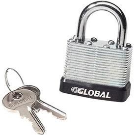 GoVets™ General Security Laminated Steel Padlock Bumper & 2 Keys Keyed Differently 231443