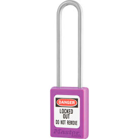 Master Lock® Thermoplastic Zenex™ S33LTPRP Snap Lock Safety Padlock 1-3/8